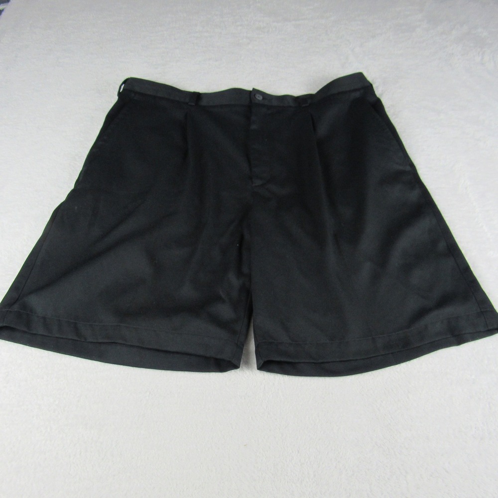 Nike Golf Shorts Mens 38‎ Black Excellent Dri-FIT Pleated Athletic Performance